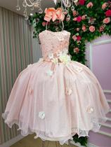 Vestido Juvenil Vila Lele Regata Flores Pessego - Elegante e Confortável Vestido Juvenil Vila Lele Regata Flores Pessego - Elegante e Confortável