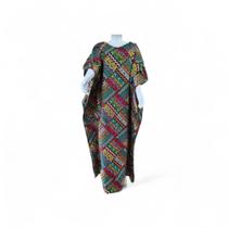 Vestido Kaftan com Estampa Africana Vestido Kaftan com Estampa Africana