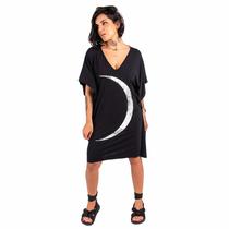 Vestido Kaftan Estampado Lua Nova Gola V Feminino