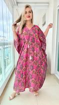 Vestido Kaftan Indiano Longo Estampado Plus Size-cod. 22103 Vestido Kaftan Indiano Longo Estampado Plus Size-cod. 22103