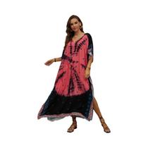 Vestido Kaftan Maxi plus Size Para Mulheres, Saída De Praia, Roupa De Férias, Maiô