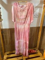Vestido kaftan patchwork