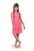 Vestido Kids Larissa Rosa Fluor - Siri Vestido Kids Larissa Rosa Fluor - Siri