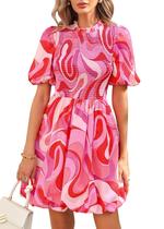Vestido KIRUNDO Summer Smoked Mini Dress 2025 para mulheres