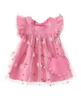 Vestido Kucnuzki Toddler Girl Ruffle Tutu Fairy Pink 2T-3T