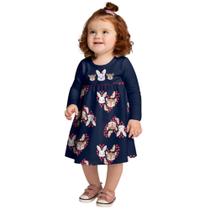 Vestido Kyly Infantil Inverno Meia Malha Manga Longa 1000733