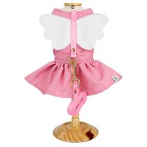 Vestido Lady Anjinho Rosa para cachorro (acompanha guia) Vestido Lady Anjinho Rosa para cachorro (acompanha guia)