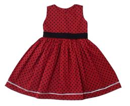 Vestido Lady Bug Bolinha Festa Infantil