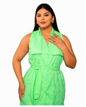 Vestido Laise Verde Menta Floratta