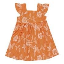 Vestido Laranja Bebê Pulla Bulla Menina - 53213-1206 Vestido Laranja Bebê Pulla Bulla Menina - 53213-1206