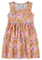 Vestido Laranja Elefantes Malwee M