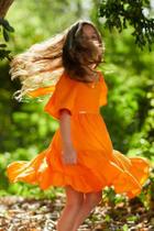 Vestido Laranja Lorena
