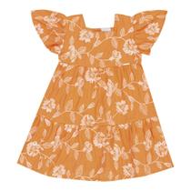 Vestido Laranja P. Passos Pulla Bulla Menina - 53319-1206 Vestido Laranja P. Passos Pulla Bulla Menina - 53319-1206