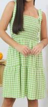 Vestido lastex curto tam. p verde