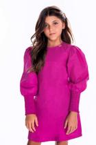 Vestido lastex na manga Vestido lastex na manga