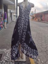 Vestido lenço bordado