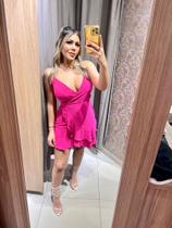 Vestido Lia Envelope Rosa Pink Vestido Lia Envelope Rosa Pink