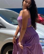 Vestido lilás