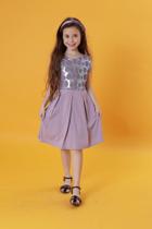 Vestido Lilás Brilho
