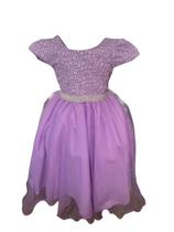 Vestido lilas busto bordado cinto perolas d3087-24