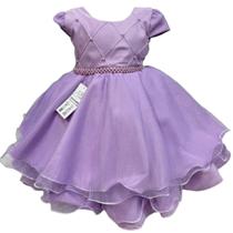 Vestido lilas busto drapeado com perolas luxo festas e casamentos