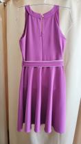 Vestido Lilás com cinto G Vestido Lilás com cinto G