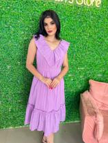 vestido lilas sara