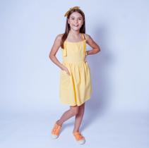 Vestido Linho alça Vestido Linho alça