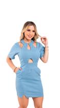 Vestido linho karine boss Vestido linho karine boss
