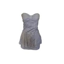 Vestido Listrado Azul Claro Naguchi