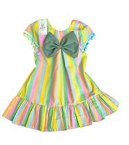 Vestido Listras Candy Neon Tam.1 Vestido Listras Candy Neon Tam.1