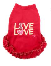 Vestido Live Love para Cachorro e Gato Pet