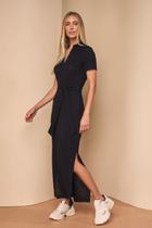Vestido long midi lado avesso polo l129525