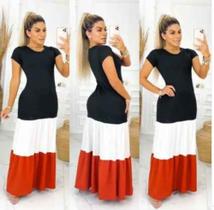 Vestido Longo 3 Marias: Elegância em Três Cores Diferentes