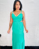 Vestido Longo Abertura Lateral P, M ,G