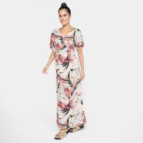 Vestido Longo Aishty Transpassê Feminino