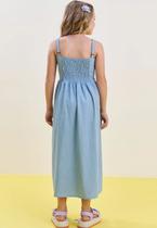 Vestido Longo Alça Menina Juvenil Vic Vicky