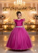 Vestido Longo Amanda Pink - Elegância e Delicadeza