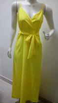 vestido longo amarelo