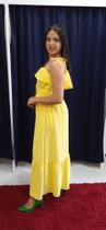 Vestido longo amarelo