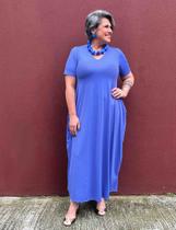 Vestido Longo Amplo Violeta Plus Vestido Longo Amplo Violeta Plus