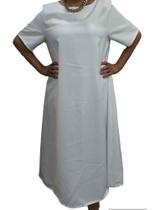 Vestido Longo Branco - Candomblé -Umbanda Vestido Longo Branco - Candomblé -Umbanda