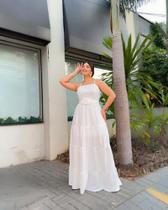 vestido longo branco