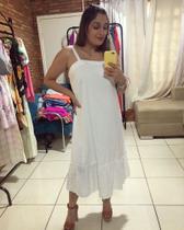 Vestido longo branco Vestido longo branco