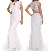 Vestido Longo Casamento Noiva De Renda Pre Wedding Vestido Longo Casamento Noiva De Renda Pre Wedding