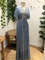 Vestido Longo céu azul- Palak Vestido Longo céu azul- Palak