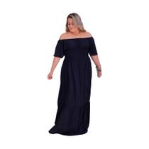 Vestido Longo chic Plus Size lançamento 2024