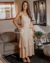Vestido Longo com Babado Vestido Longo com Babado