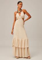 Vestido longo com cut off (502ve006858)-p Vestido longo com cut off (502ve006858)-p