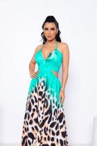 Vestido Longo Com Recortes Sofistic Convidada Casamento